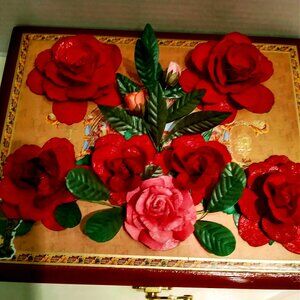 Suenos de Saundra Upcycled, La Antiguedad, Cigar Box, Storage/ Home Accent